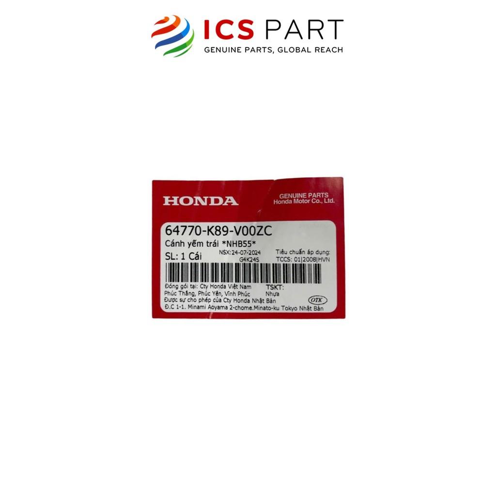 Cánh Yếm Ngoài Trái HONDA Wave 110 2017 Trắng Xanh Nhb55 (Có Tem) (64770K89V00ZC)