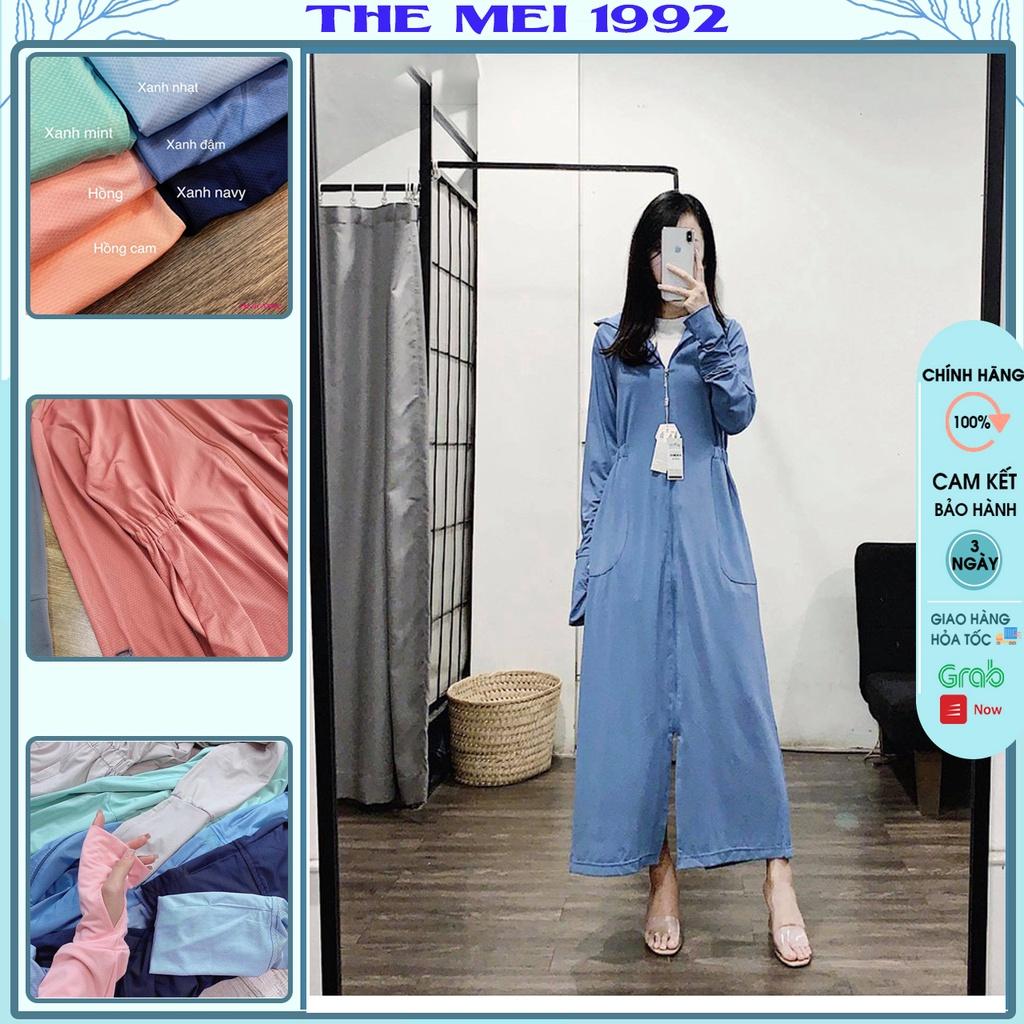 Áo chống nắng nữ THE MEI 1992 cao cấp - Áo chống nắng dài tay chất cao cấp mát mịn dáng dài chít eo thời trang