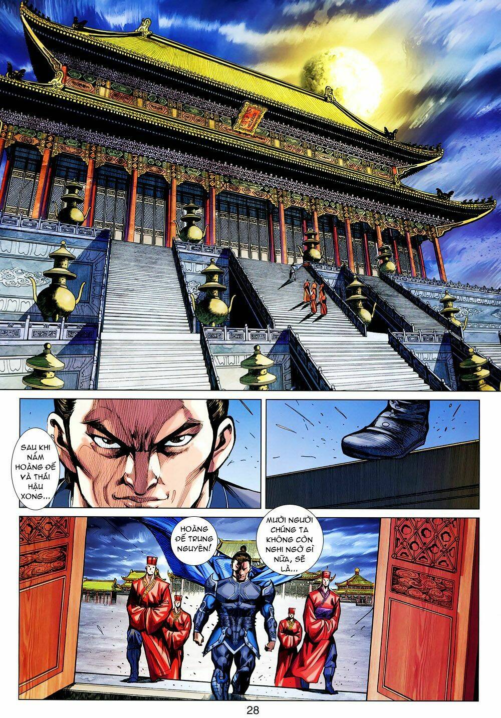 thiên tử truyền kỳ 7 - tam quốc kiêu hoàng chapter 17 28