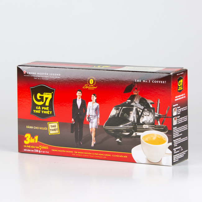 Trung Nguyên Legend - Cà phê hòa tan G7 3in1 - Hộp 21 gói x 16gr