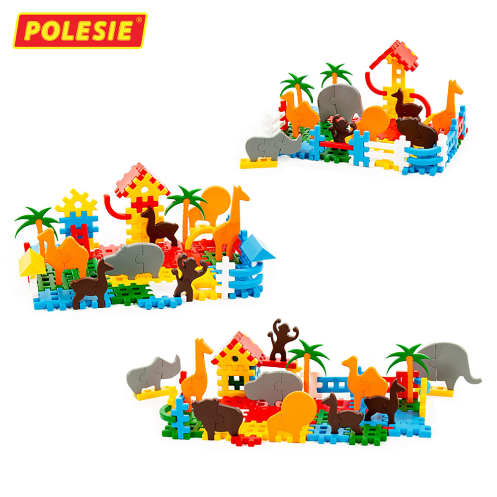 Đồ chơi lắp ghép vườn bách thú cho bé Polesie 0811 - Hàng chính hãng nhập khẩu châu âu