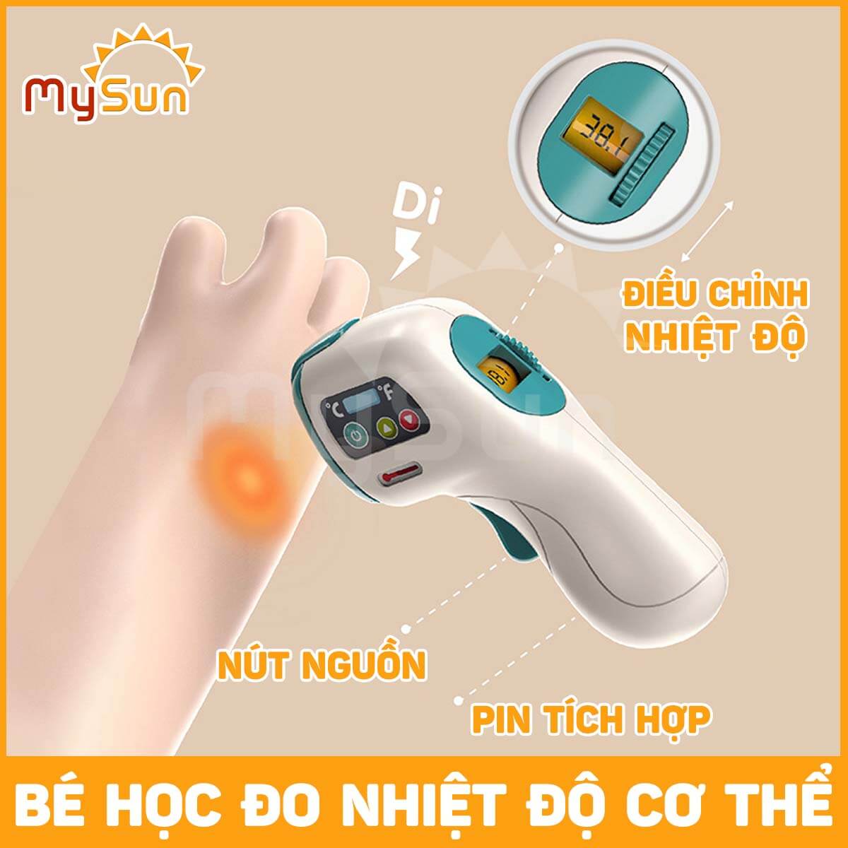 Bộ đồ chơi bác sĩ có xe đẩy nhập khẩu cao cấp cho bé trai, gái MySun.