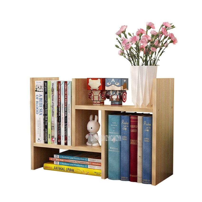 Kệ sách mini để bàn đa năng kt 55x20x35cm, kệ giá sách gỗ đựng sách vở hồ sơ bàn làm việc bạn học tiện lợi | TP030