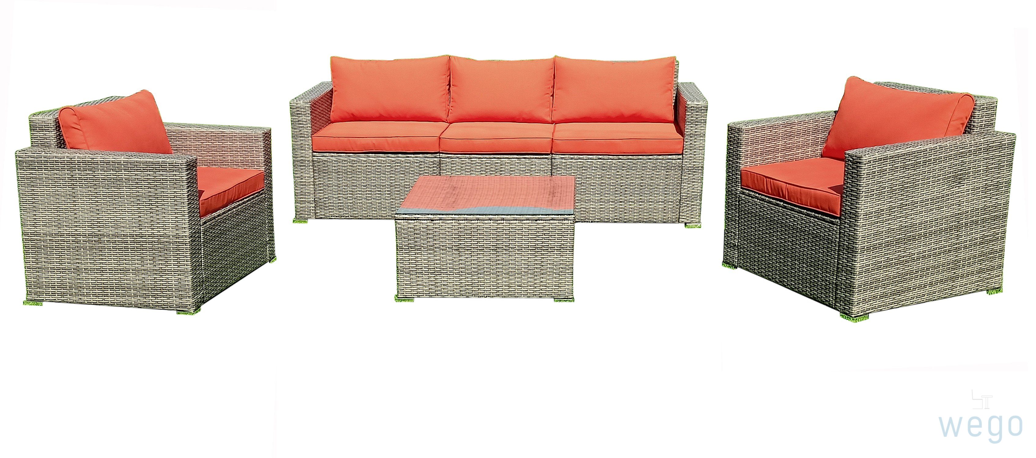 WEGO Sofa 5 chỗ ngồi/ Sofa sân vườn/ Sofa hồ bơi/ Sofa sang trọng // Sofa 5-seater/ Garden furniture set/ Pool set