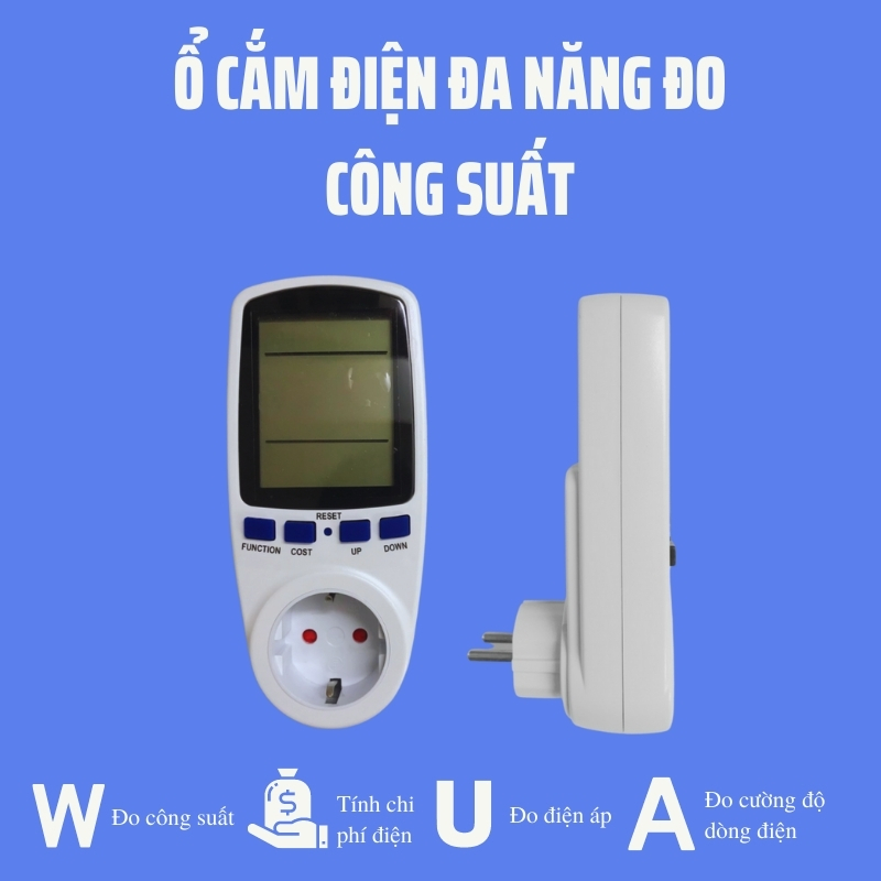 Ổ cắm điện thông minh đa năng đo công suất