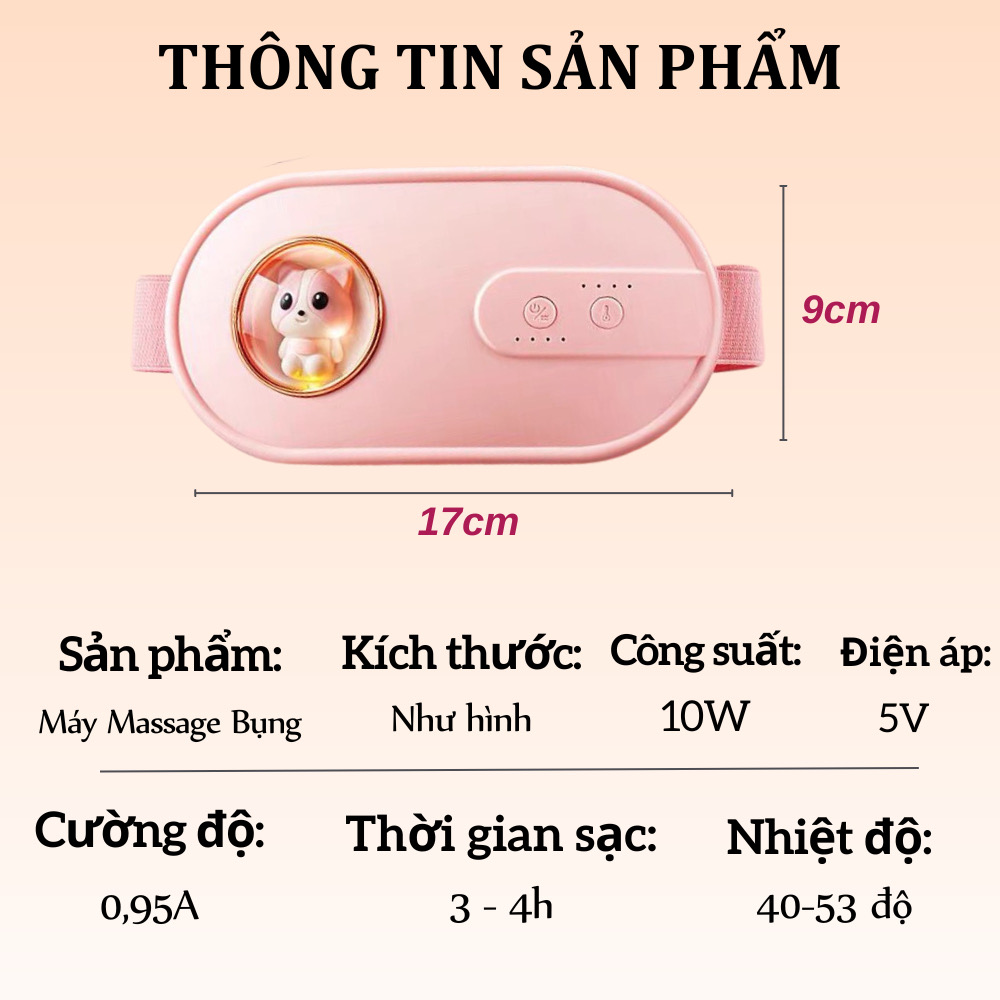 ￼Máy massage lưng bụng SKG W7- Massage xung điện
