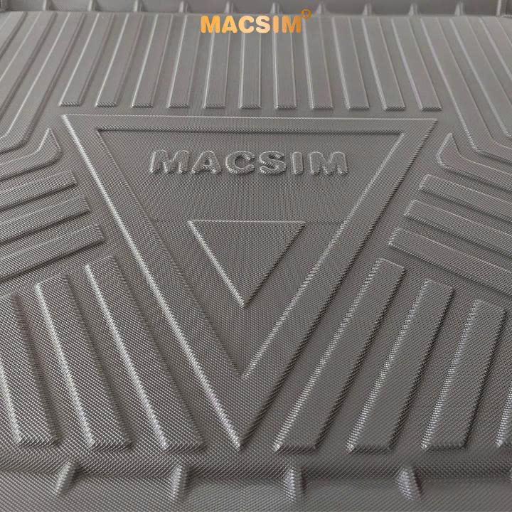 Thảm lót cốp (qd) xe ô tô VOLKSWAGEN TIGUAN (2009-2016) nhãn hiệu Macsim chất liệu nhựa TPV cao cấp màu đen