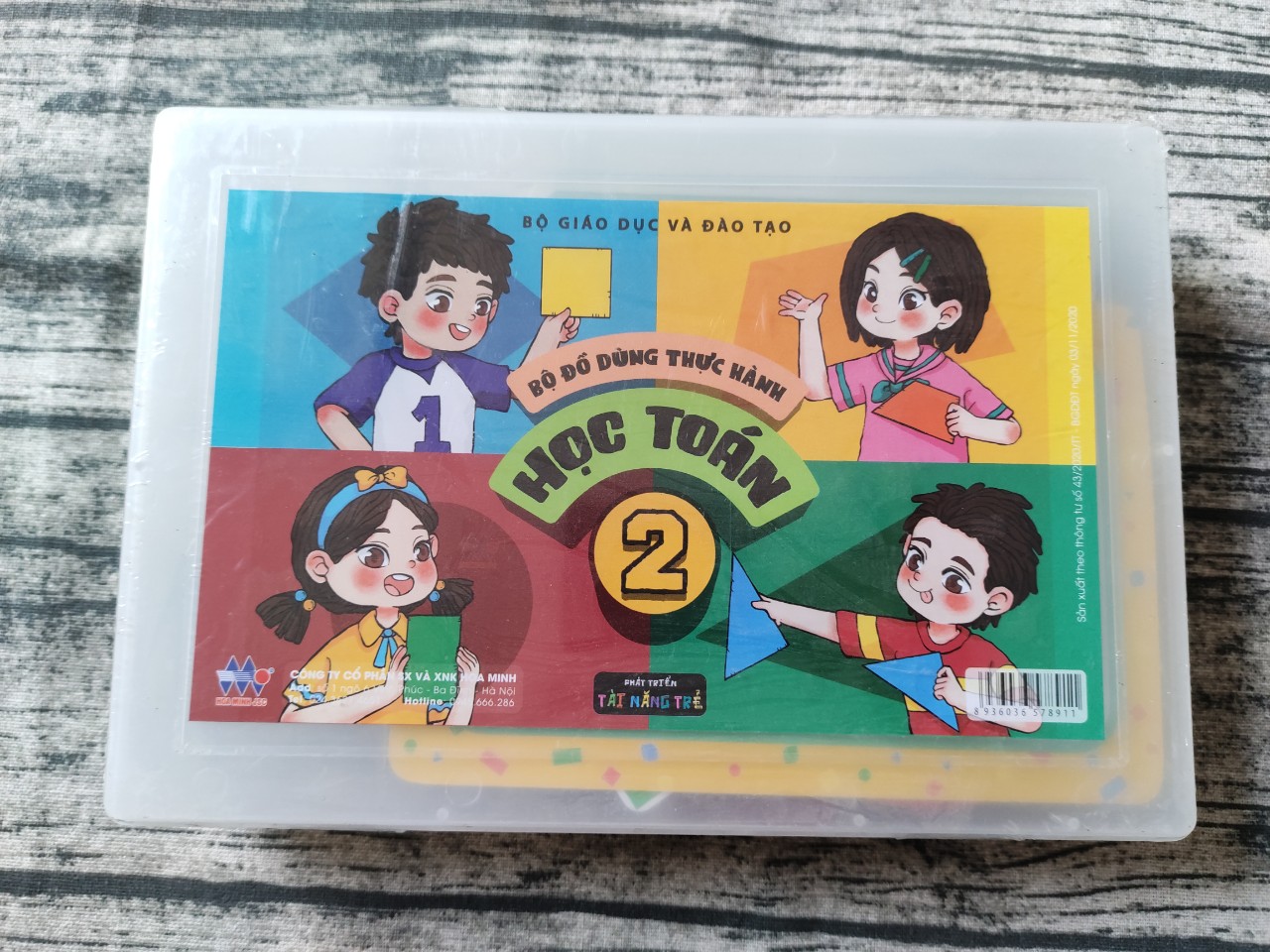 Bộ đồ dùng thực hành học Toán lớp 2