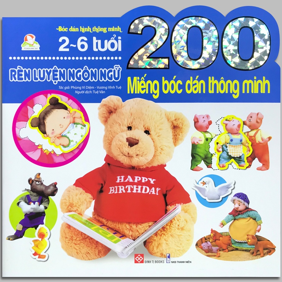 Sách 200 Miếng Bóc Dán - Rèn Luyện Ngôn Ngữ