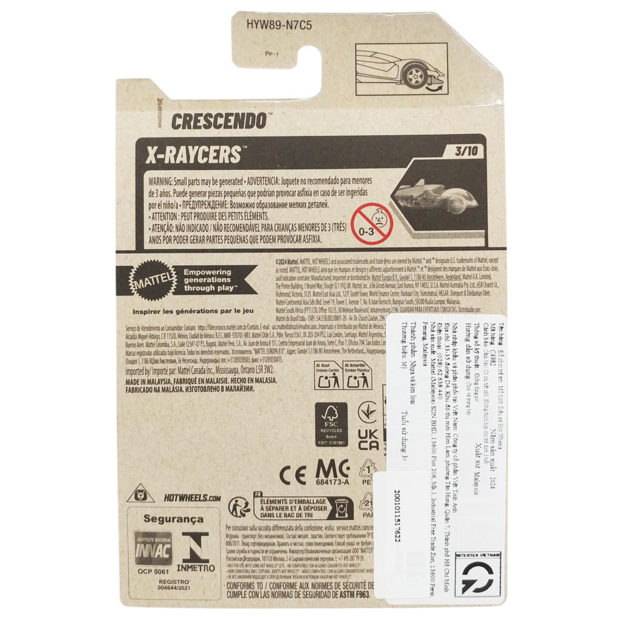 Siêu Xe Hot Wheels C4982 - 37/250 - Crescendo