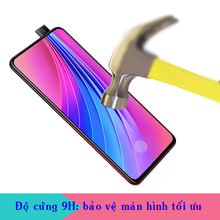 Kính Cường Lực cho Vivo V15 - Full màn hình - Màu Đen - Hàng Chính Hãng