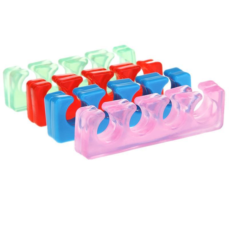 Kẹp Tách Ngón Chân Làm Nail Silicon Siêu Dẻo 1 Cặp 2 Chiếc Màu Ngẫu Nhiên Chống Lem Sơn  Làm Móng Nail Phương Miu Nữ Women