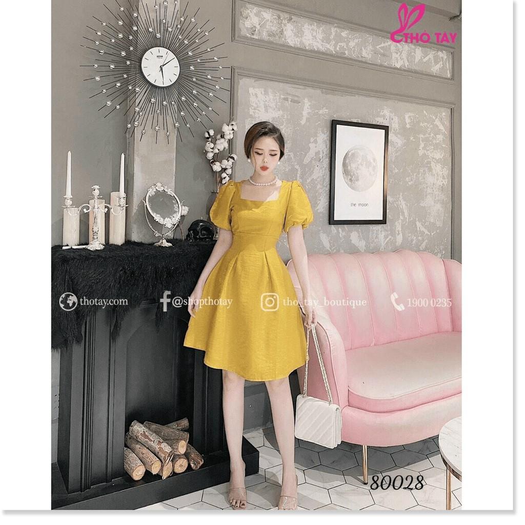 ĐẦM UMI DÁNG XÒE TAY NGẮN