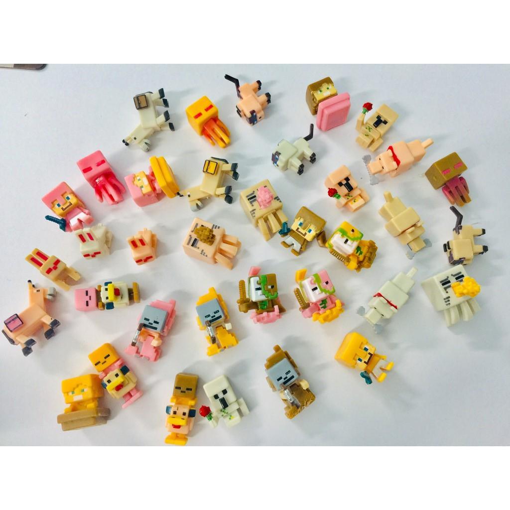 random 10 nhân vật minecraft mini figure