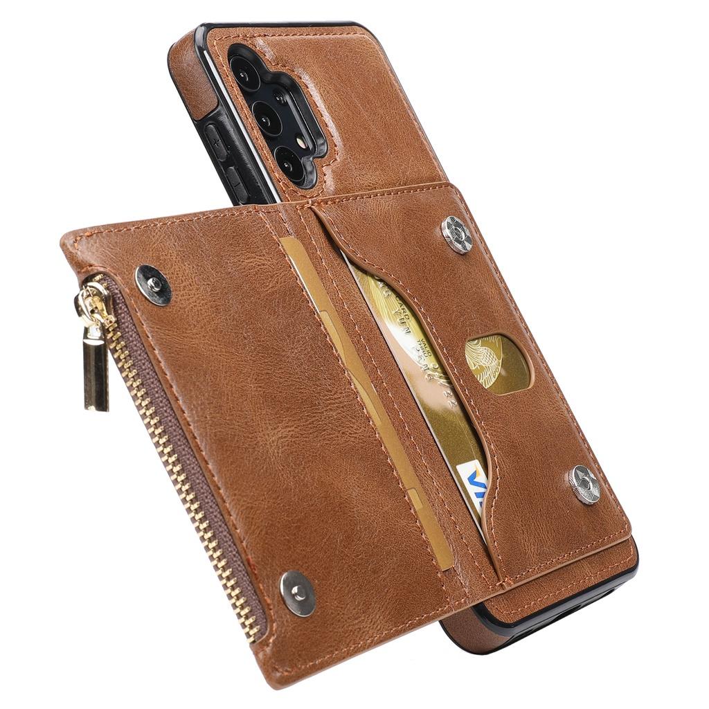 Ốp lưng dạng ví da lật dành cho Samsung Galaxy A32 5G A52 A72 A82 A22 5G Note20 Ultra