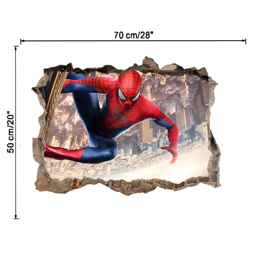 Decal Dán Tường Avengers Siêu Anh Hùng Người nhện - Decal Spider Man mẫu 8