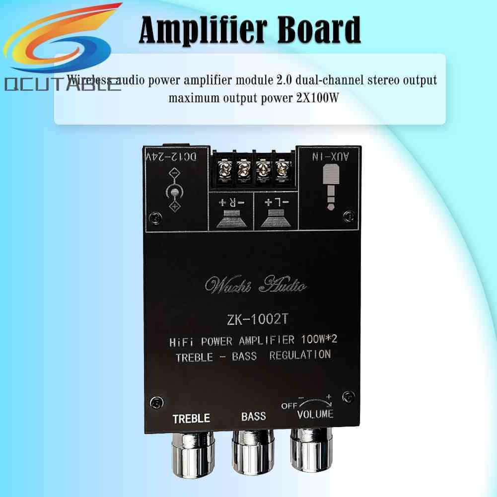 Bảng Mạch Khuếch Đại Âm Thanh ZK-1002T HIFI 2.0 Kênh 100Wx2 Chuyên Dụng