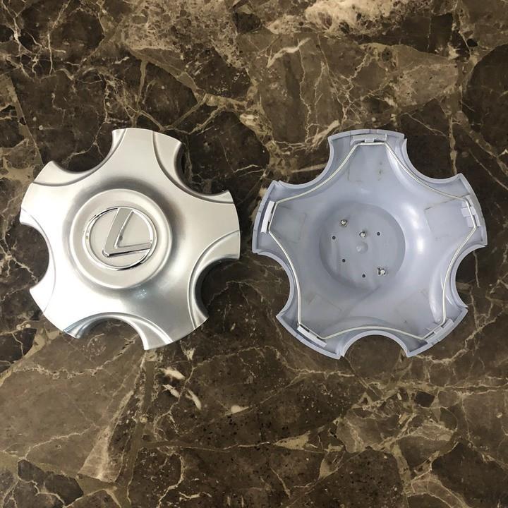 Logo chụp mâm, ốp lazang bánh sau xe ô tô Lexus 460 - TY-027: Đường kính 14.5cm, cao 3.5cm