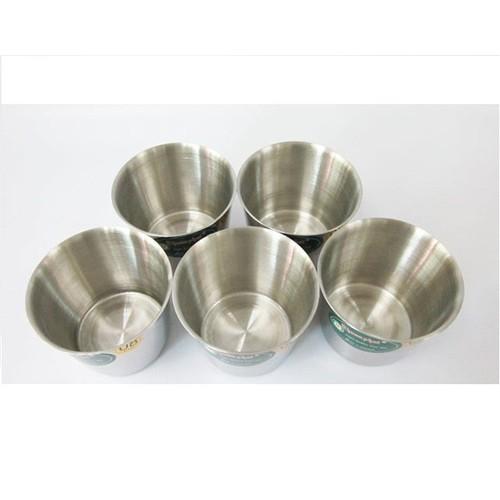 Combo 5 ly làm đá inox 9-10 cm