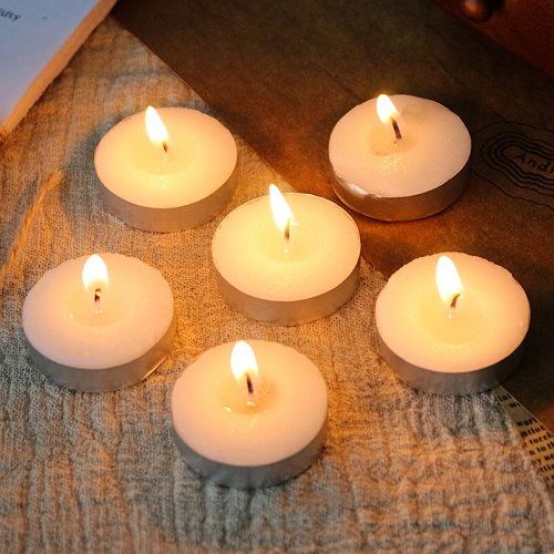 Combo 10 vỏ nến tealight kim loại dùng làm nến thơm cao cấp