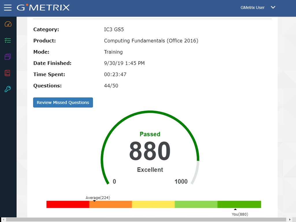 Hình ảnh CODE THI THỬ GMETRIX MOS- tinhocmos