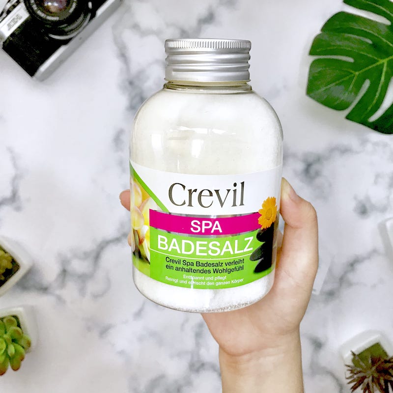 Muối tắm spa thảo dược tẩy tế bào chết Crevil Spa Badesalz của Đức - KBM02