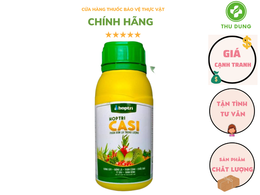 Hợp Trí Casi 500ml Cứng Cây Đứng Lá Xanh Cành