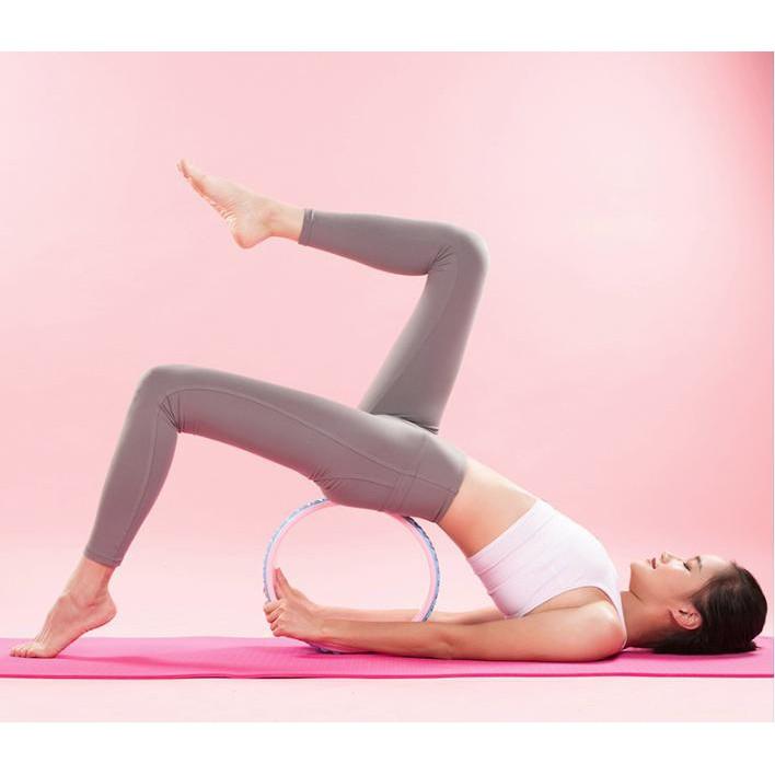Vòng tập Yoga Cao Cấp Có Vân Nổi 3D cao cấp mới nhất(Màu Hồng)