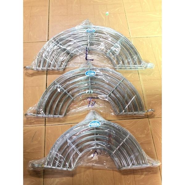 Vỉ gác chảo ráo dầu chiên inox 6 nan loại dày 3 cỡ 36cm 42cm 47cm