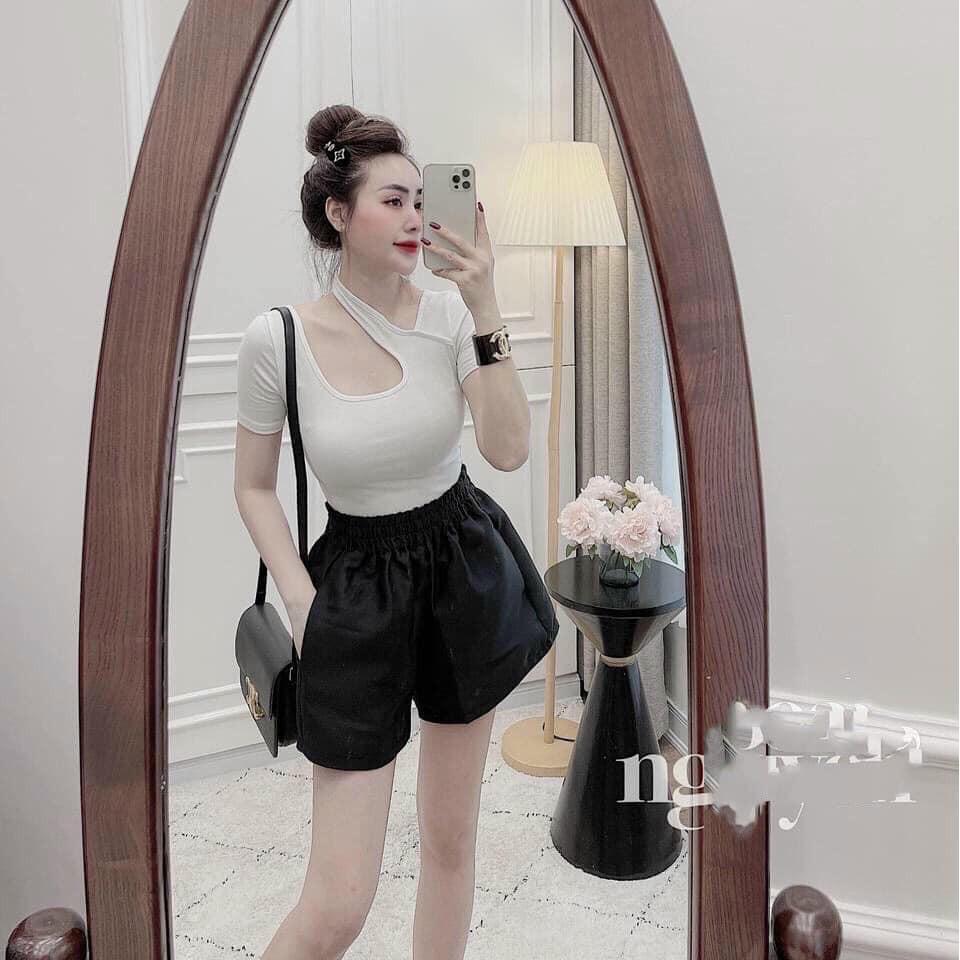 Áo Croptop Kiểu Hở Vai