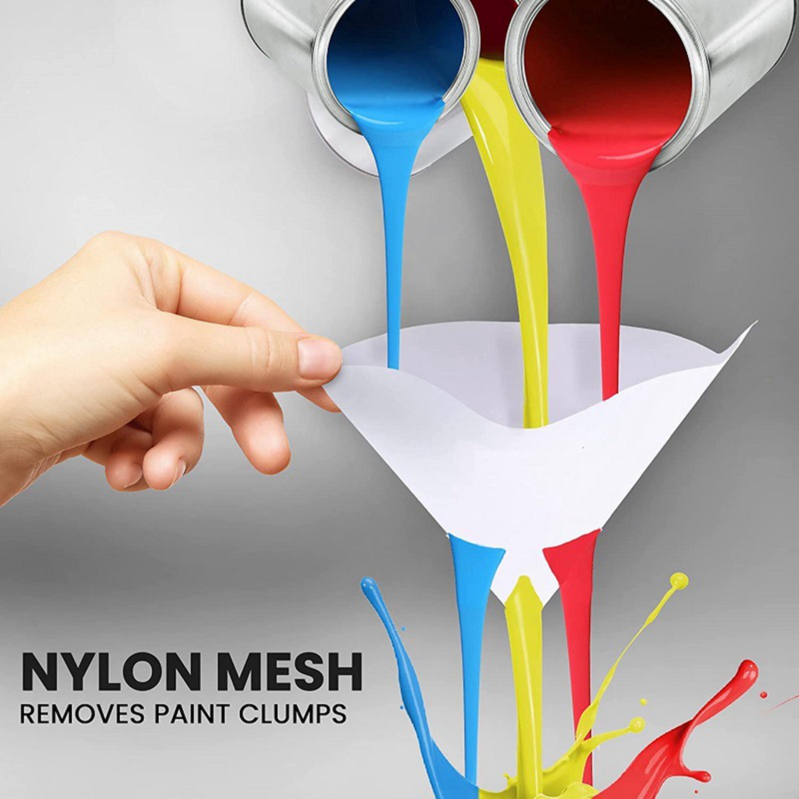 50 Pieces Funnel Filter Funnel Disposable Fine Mesh Paint Filter for