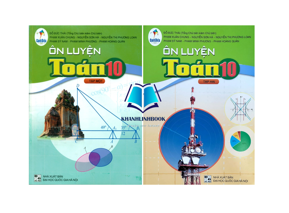 Sách - Combo Ôn luyện toán 10 - tập 1 + 2