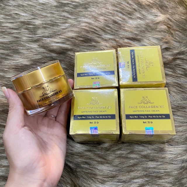 Kem face collagen x3 - ngừa nám, giảm mụn và làm trắng da