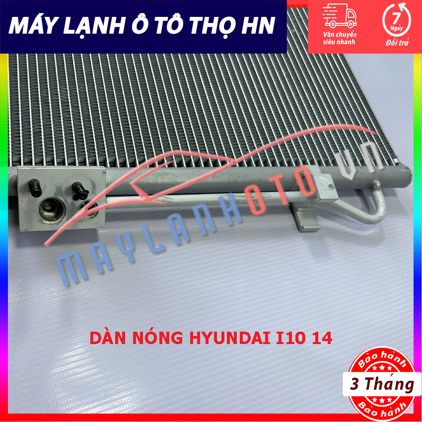 Dàn (giàn) nóng Hyundai i10 Grand 2014 Hàng xịn Hàn Quốc (hàng chính hãng nhập khẩu trực tiếp)