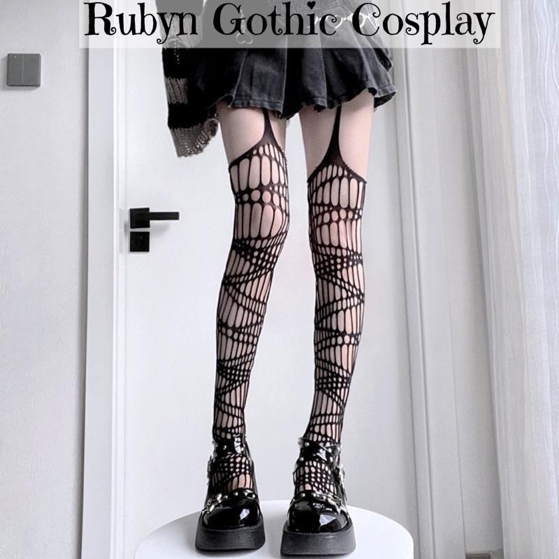 Quần tất lưới nhện gothic sexy