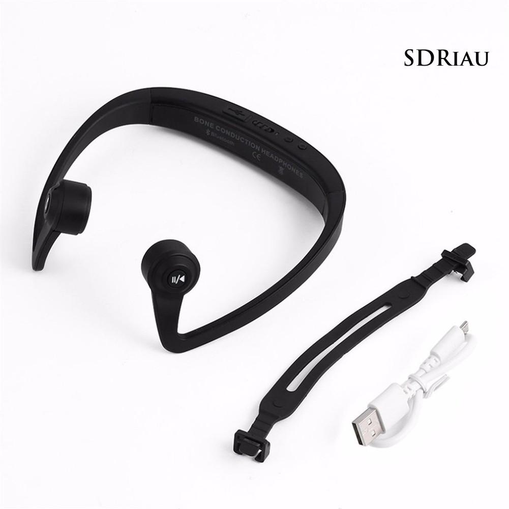 Tai Nghe Bluetooth Không Dây Qcd_V9 Truyền Âm Qua Xương Có Thể Sạc Lại Và Phụ Kiện