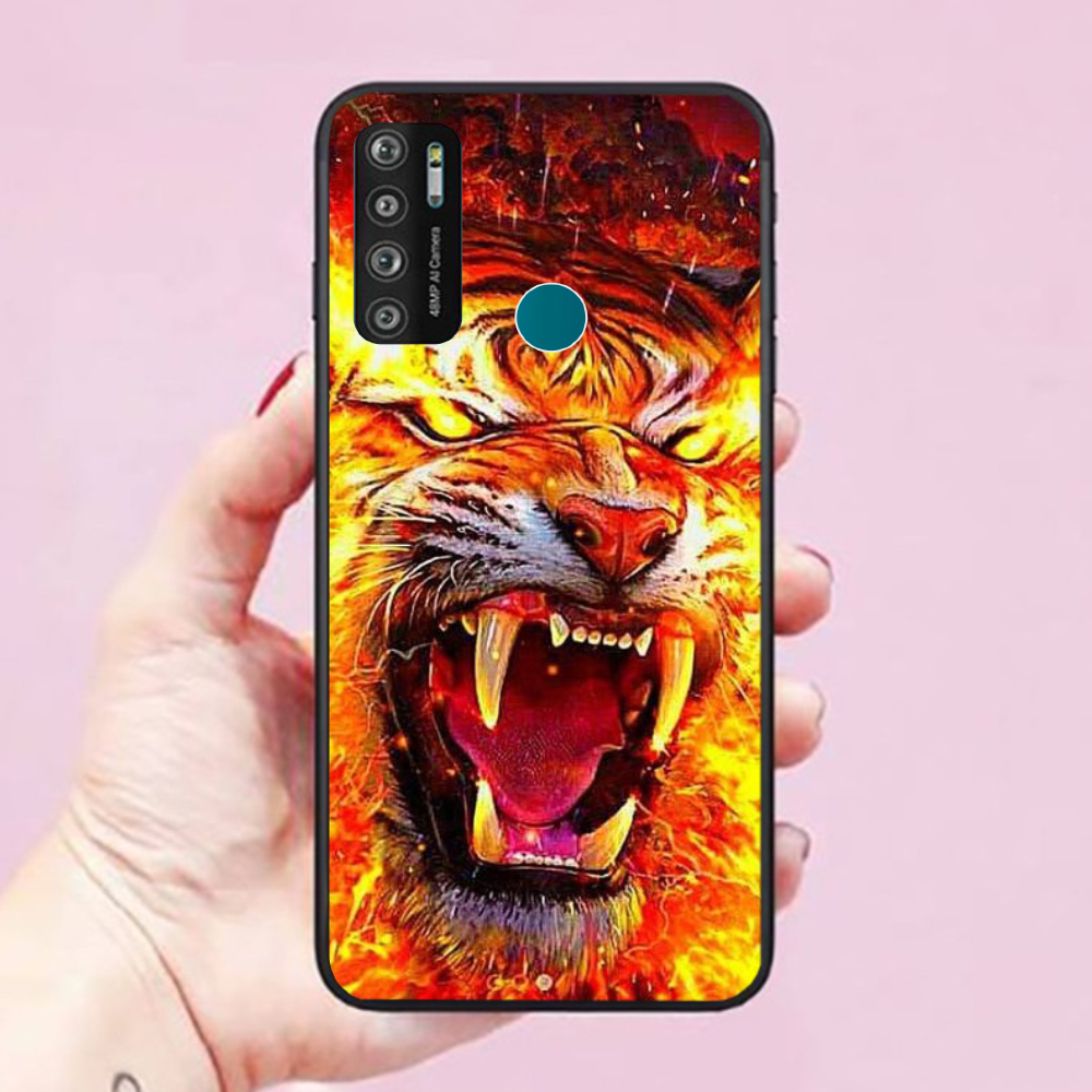 Ốp lưng điện thoại dành cho VSMART Live 4 Hình Mắt Hổ