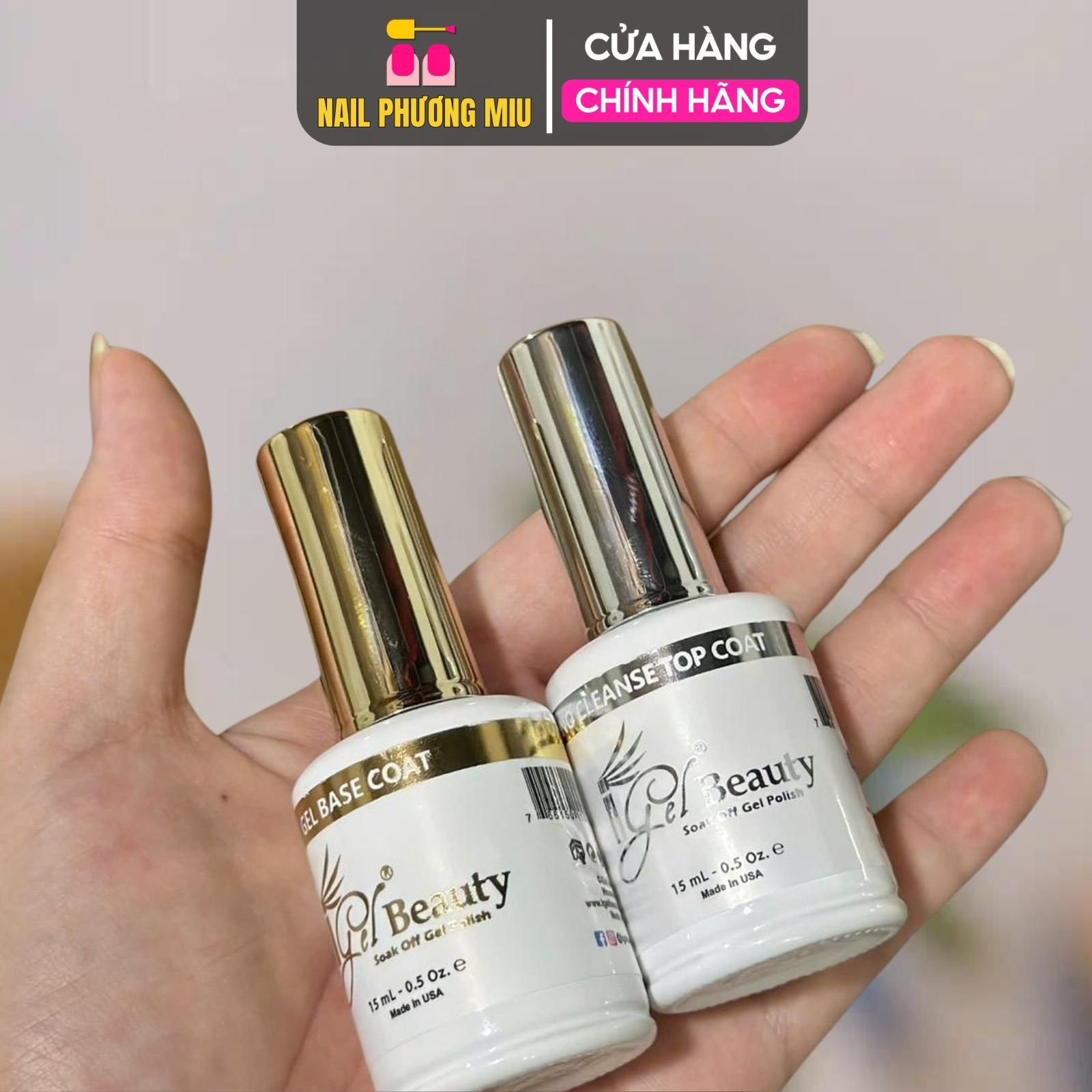Base Top Igel Siêu Bền Bóng Nhập Khẩu Mỹ Cao Cấp 15ml, Sơn Liên Kết Gel Igel Beauty Nhanh Khô, Không Hại Móng, Đi Sơn Mượt Dễ Kéo Nữ Women
