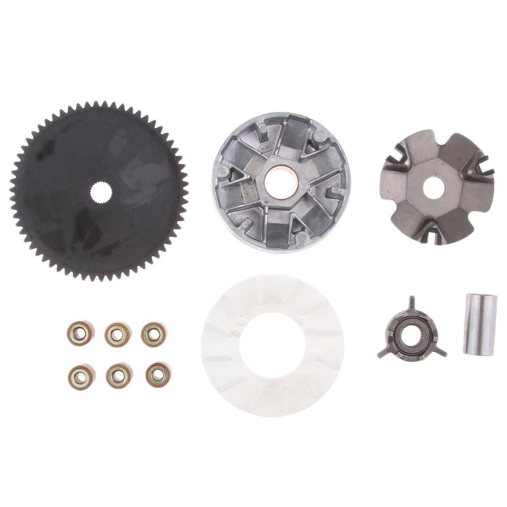 Roller Fan Clutch Variator for GY6 49 50cc Engine Scooter Moped ATV GO KART