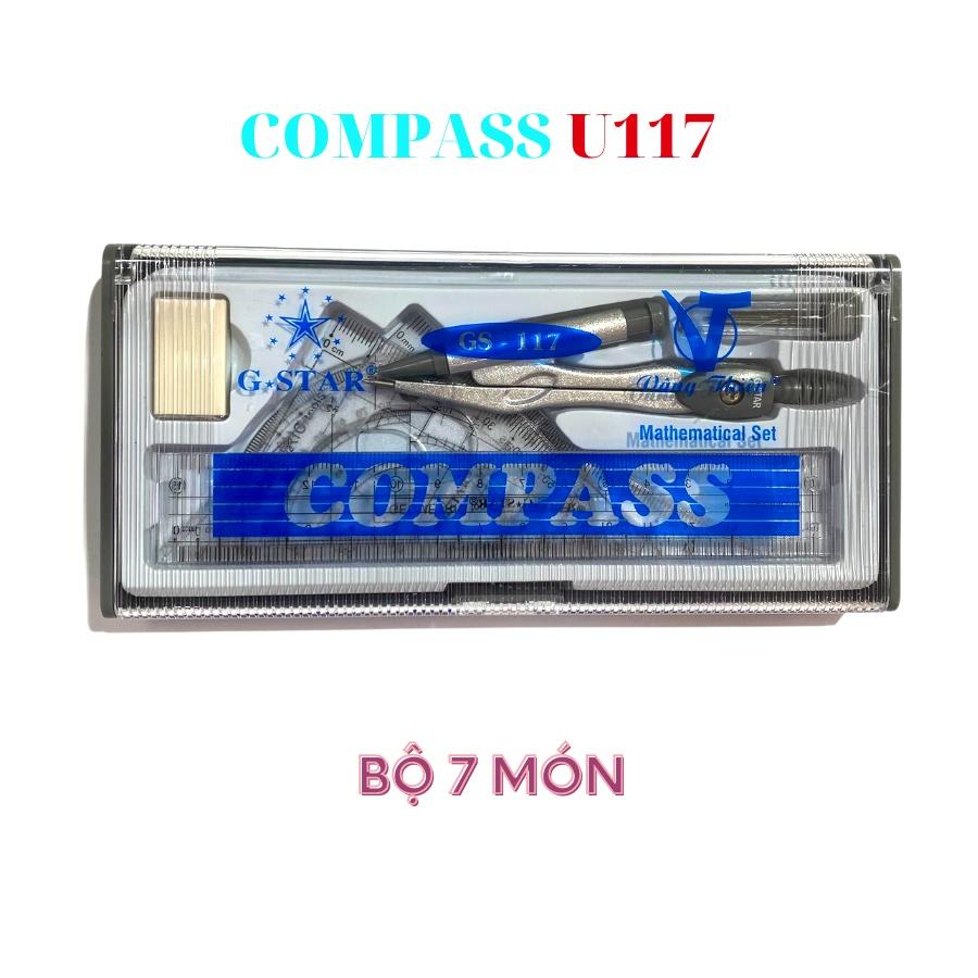 Bộ Compass Cao Cấp 7 Món Gstar U117