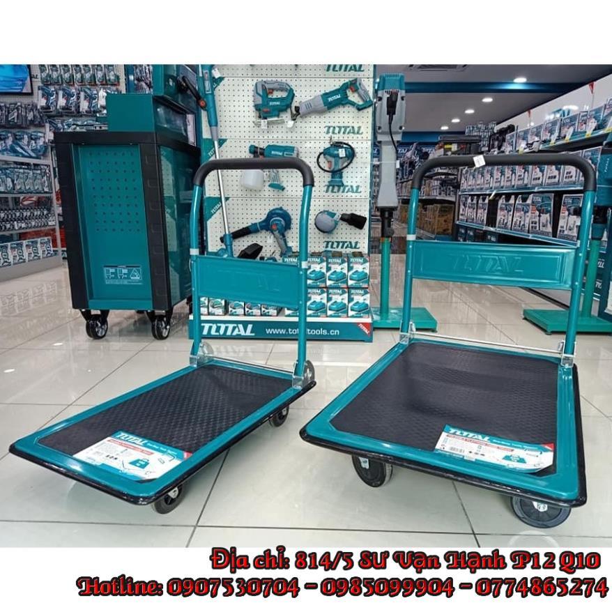 Xe Đẩy Hàng 150kg 4 Bánh chuẩn GS TOTAL THTHP11502 Gấp Gọn - Xe Đẩy Hàng Tay Cầm - Kéo Hàng Gấp Gọn