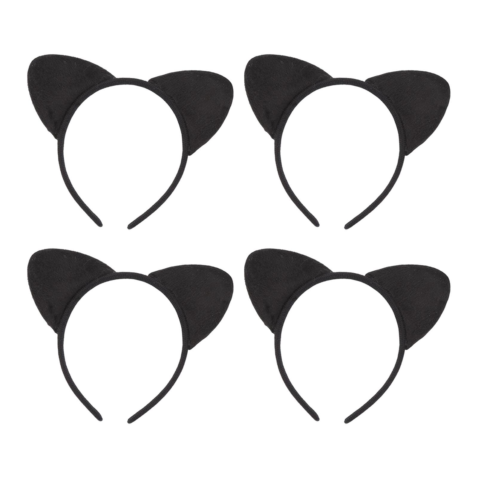 4 Pieces Headband, Lovely , Hairbands Plush Headpiece Headwear Girl Headband for Masquerade Photo Prop Girls