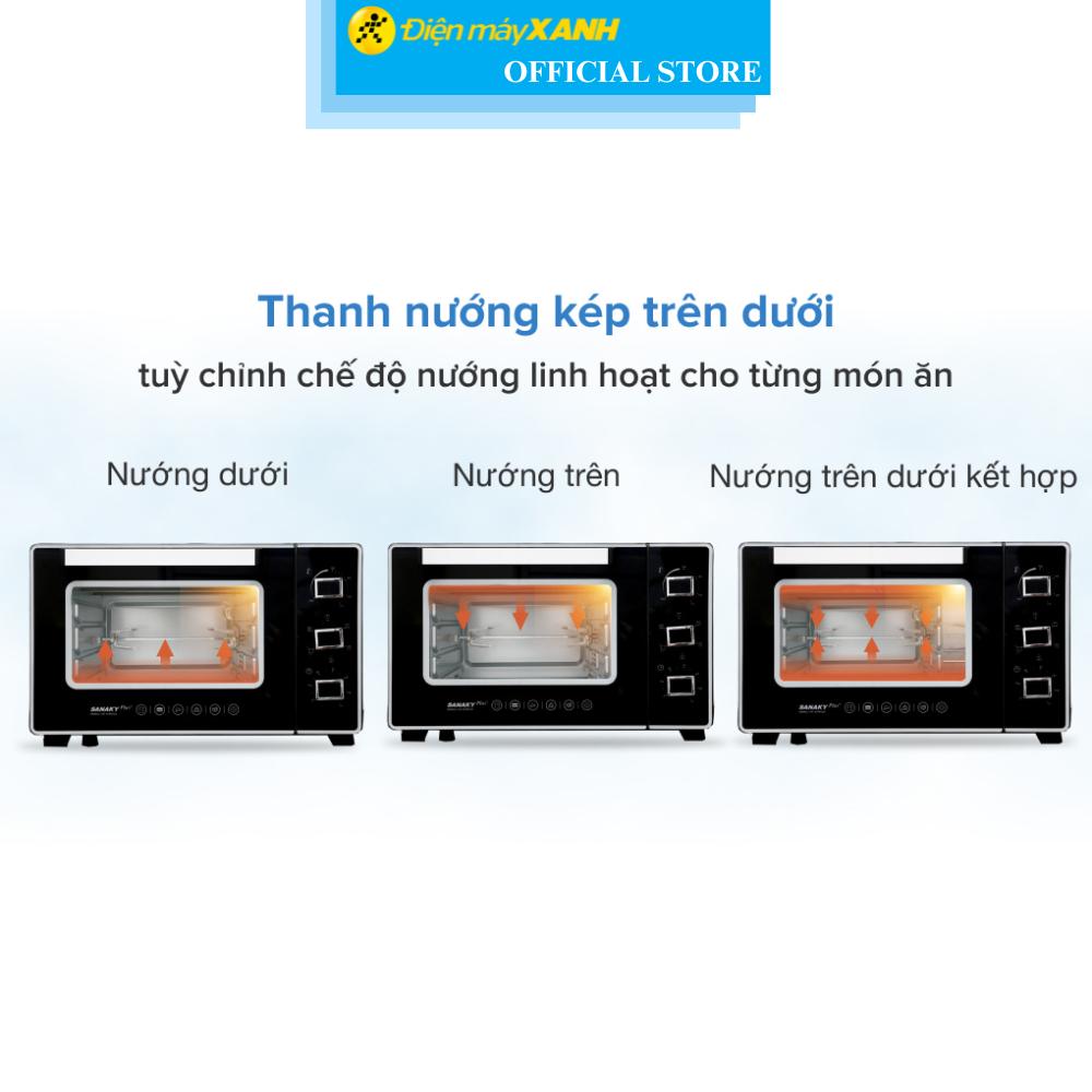 Lò nướng Sanaky VH3599S2D 35 lít - Hàng Chính Hãng