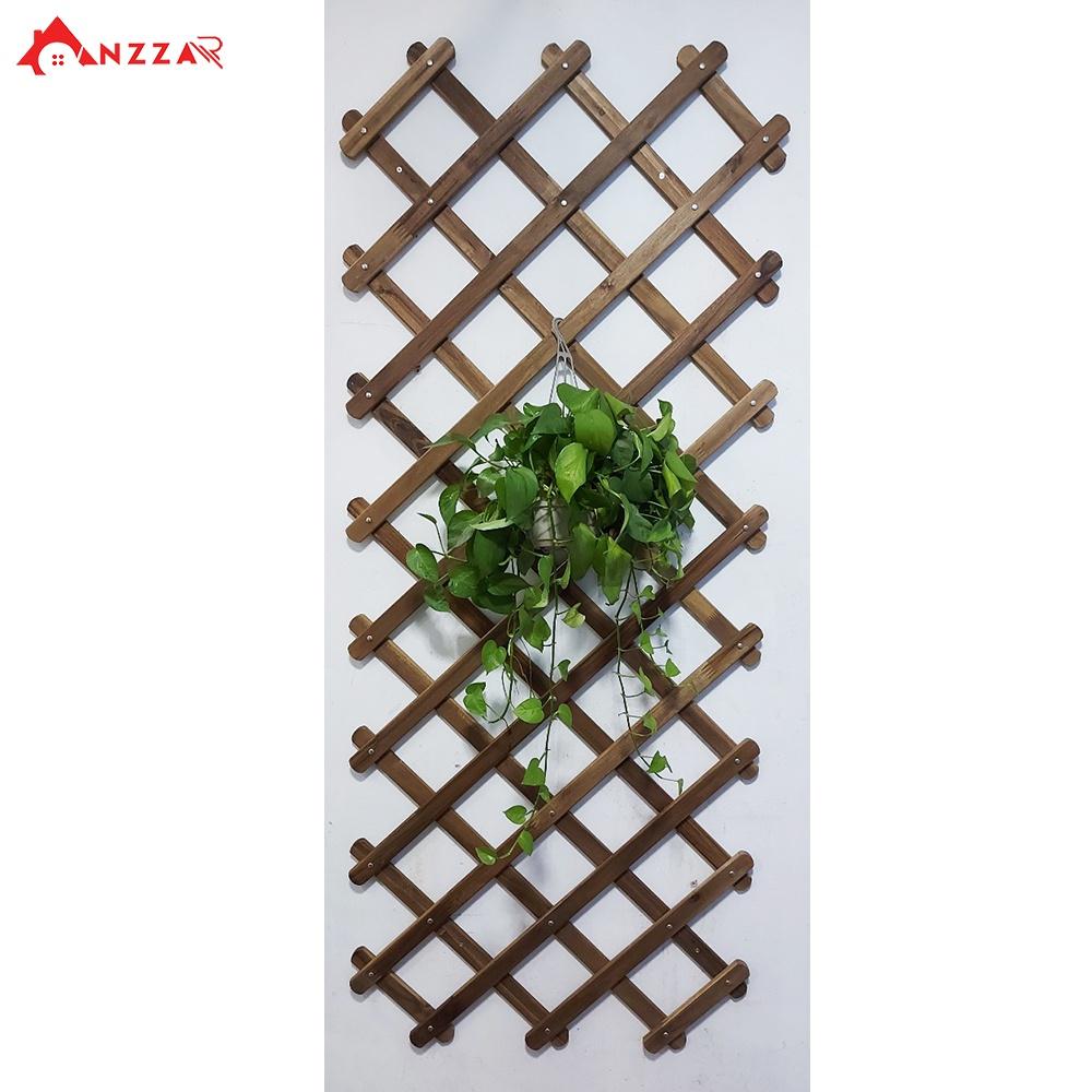 Giá treo cây cảnh ban công, kệ để cây, hoa trang trí ban công điều chỉnh kích thước gập gọn Flowermini GC-10
