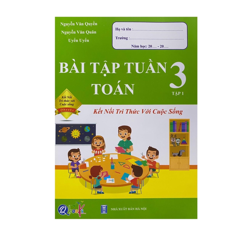 Sách - Bài tập tuần toán  3 tập 1 ( Kết nối tri thức )