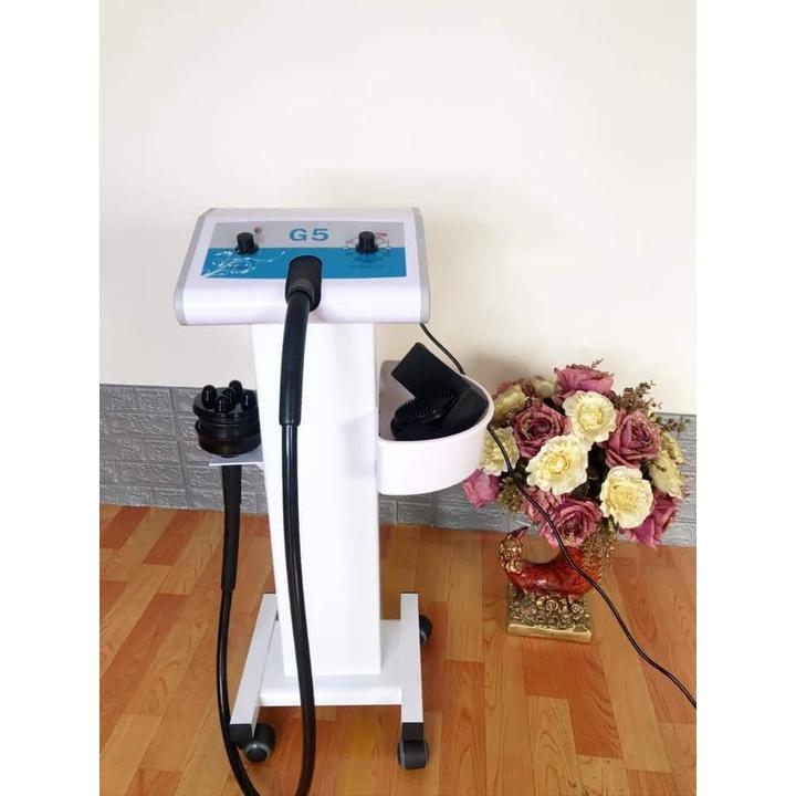 Đầm Rung G5 Cao Cấp Dành Cho Spa Tiêu Mỡ Có Trục 5 Đầu 100W