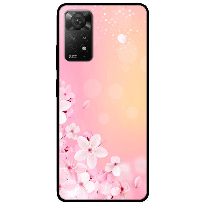 Ốp lưng cho Redmi Note 11 4G - Redmi Note 12 - Redmi Note 12 Pro - Redmi Note 12 Pro 5G - Đào Hồng - Hàng Chính Hãng