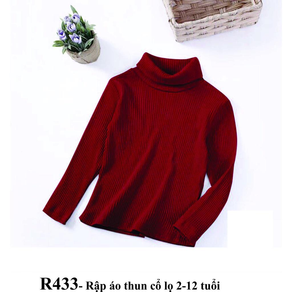 Rập giấy A0 mã R433- áo thun cổ lọ (BẢN VẼ)