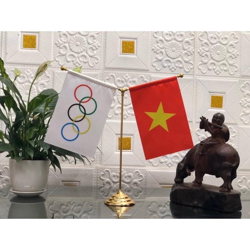 Cờ để bàn Việt Nam - Olympic