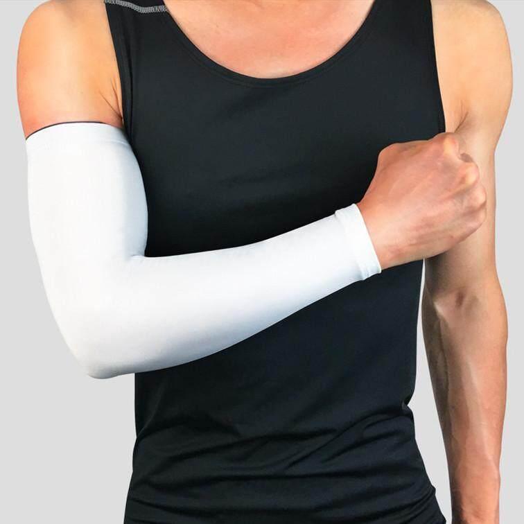 1PCS thể thao nén tay áo bóng rổ bóng rổ bóng rổ ấm áp hơn mùa hè chạy UV bảo vệ bóng chuyền bóng chuyền bóng chuyền Color: Dark blue Size: M